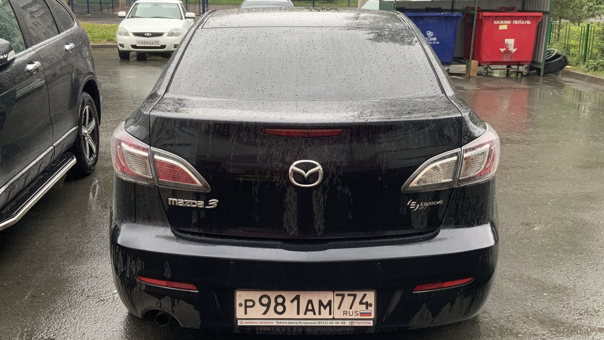 Mazda 3 (2G) BL 1.6 бензиновый 2011 | Чёрная мазда на DRIVE2