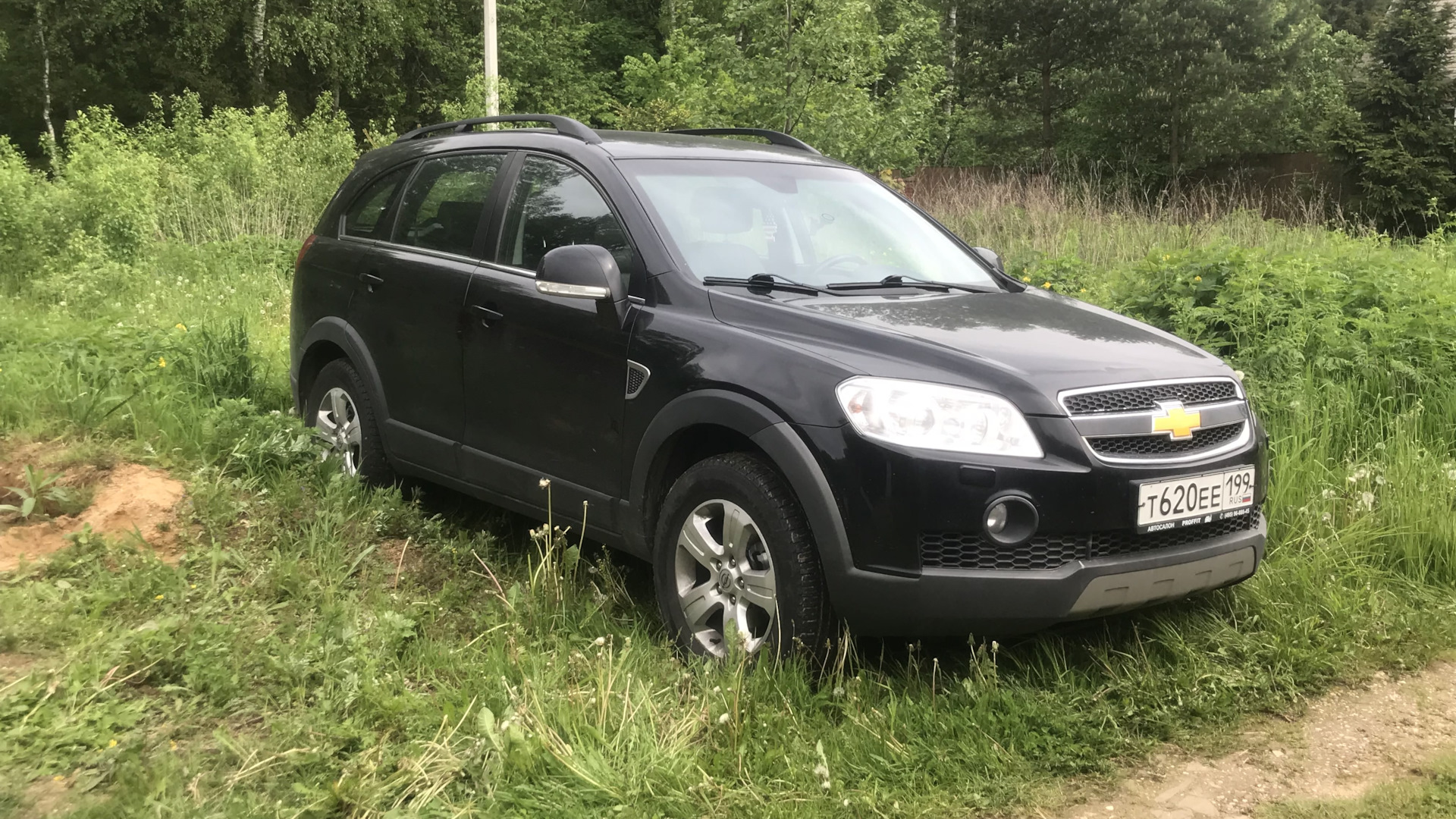 Chevrolet Captiva (1G) 2.4 бензиновый 2008 | Черный брутал на DRIVE2