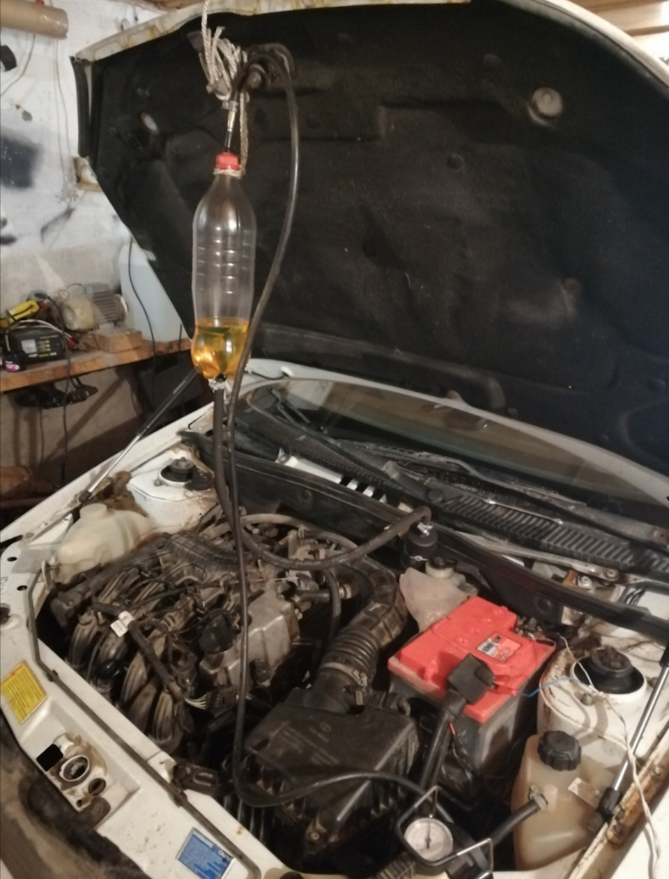 Чистка форсунок своими руками. (Не снимая с машины.) — Lada Калина ...