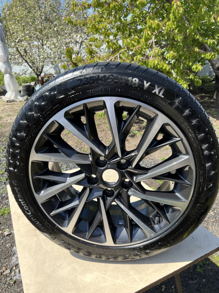 Литые диски Хендай 7,5Jx18 ET48 5x114,3 на Hyundai Sonata VIII (DN8). Б ...