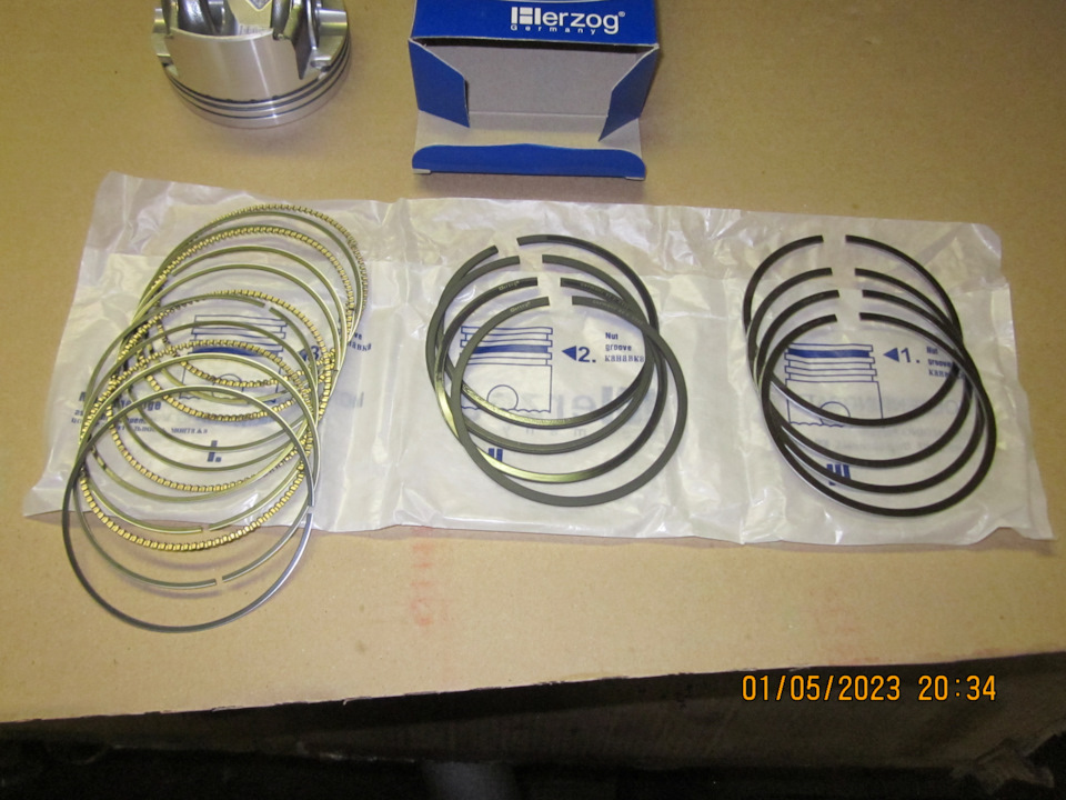 Поршневые кольца HERZOG — Lada Vesta SW (1G)