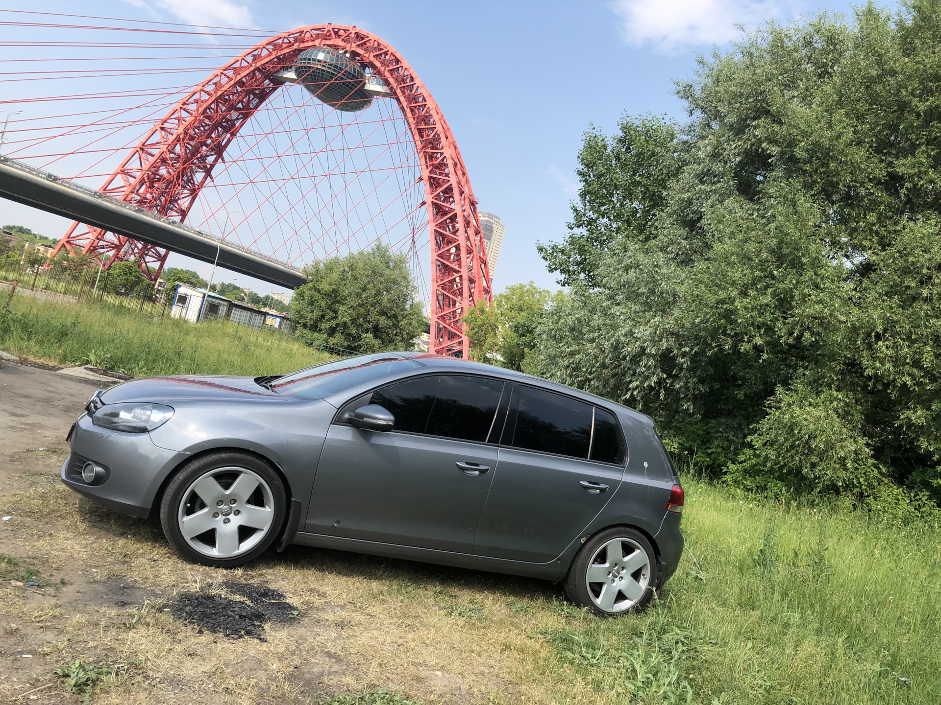 Занижение. Часть первая😁 — Volkswagen Golf Mk6, 1,6 л, 2012 года ...
