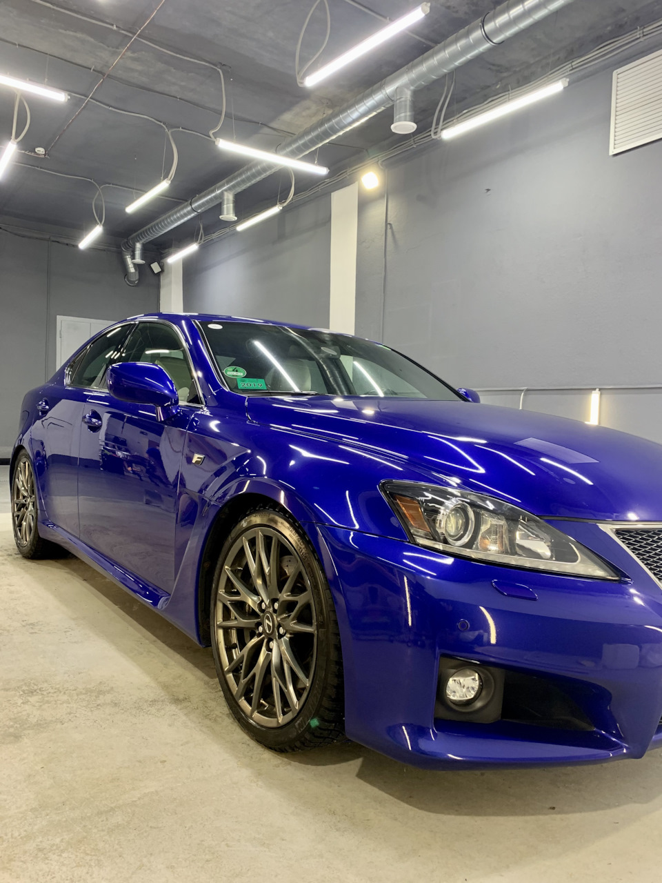 Lexus is f Ultrasonic Blue Metallic