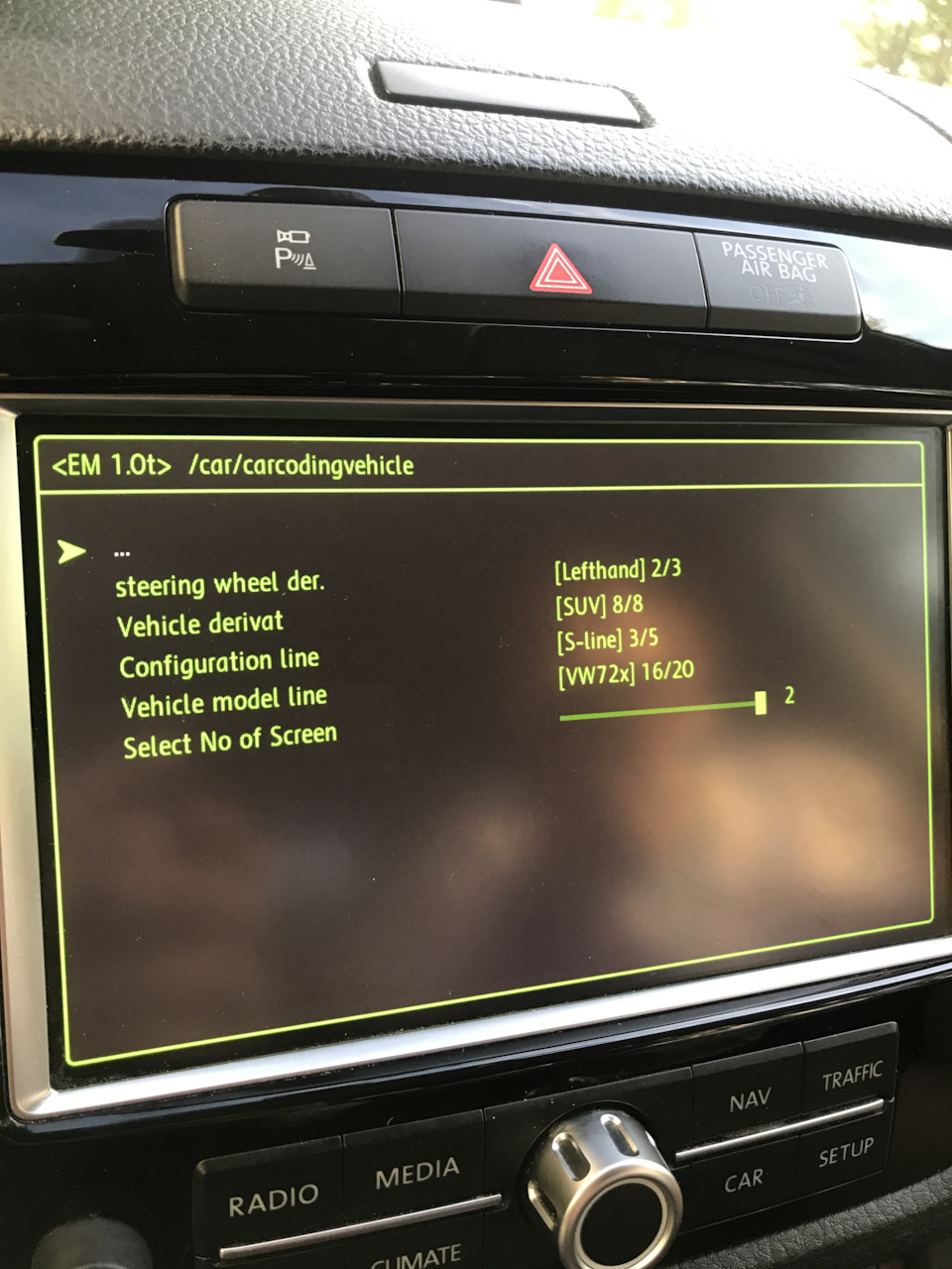 Кратко о Green menu RNS-850 — Volkswagen Touareg (2G), 3,6 л, 2012 года |  своими руками | DRIVE2