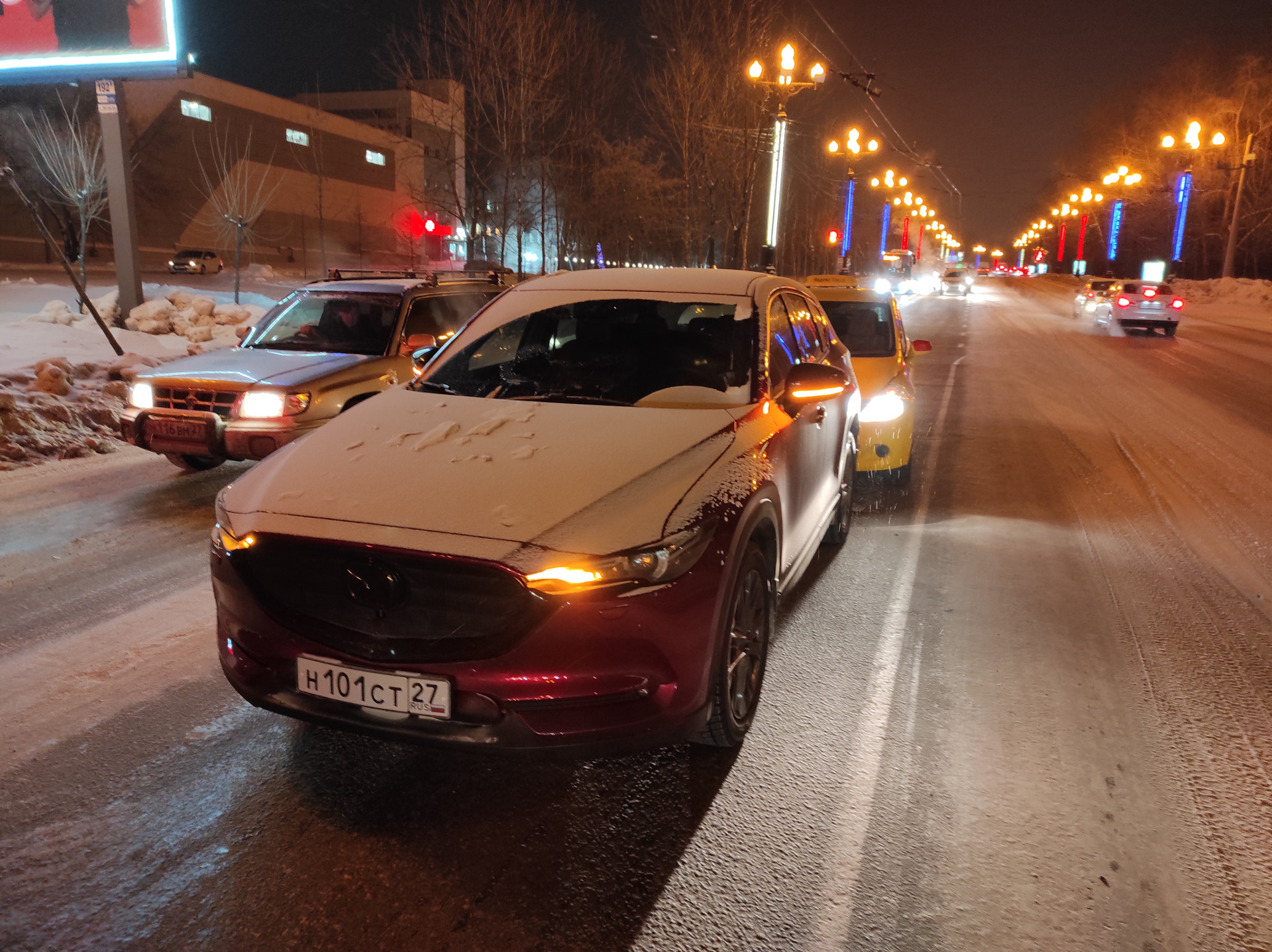 ДТП 29.12.2021. Традиционное, предновогоднее… 😤 — Mazda CX-5 (2G), 2,5 л,  2019 года | ДТП | DRIVE2