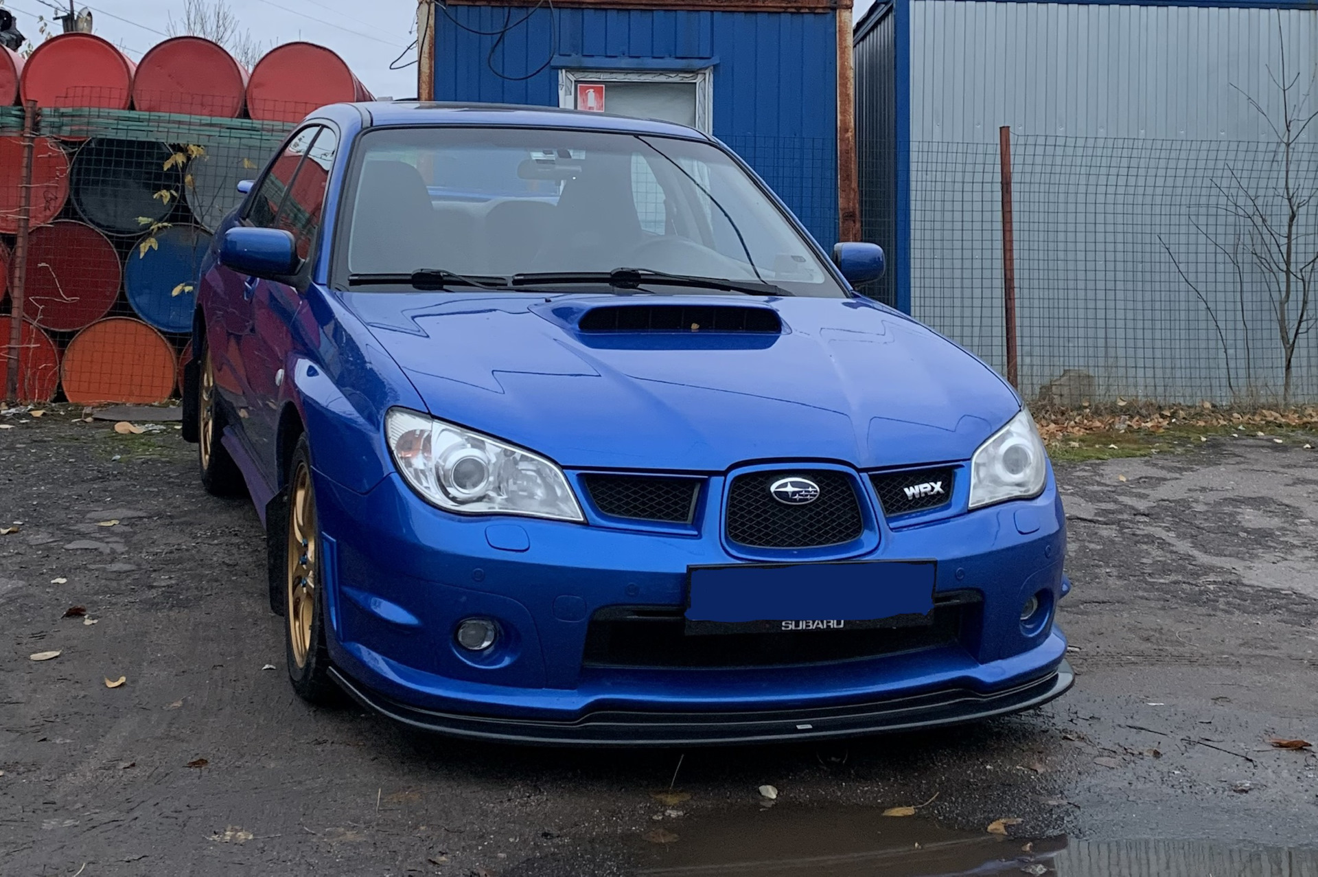 Передний сплиттерГуба Sotna Sotna — Subaru Impreza Wrx Gd Gg 25 л 2006 года визит 9268