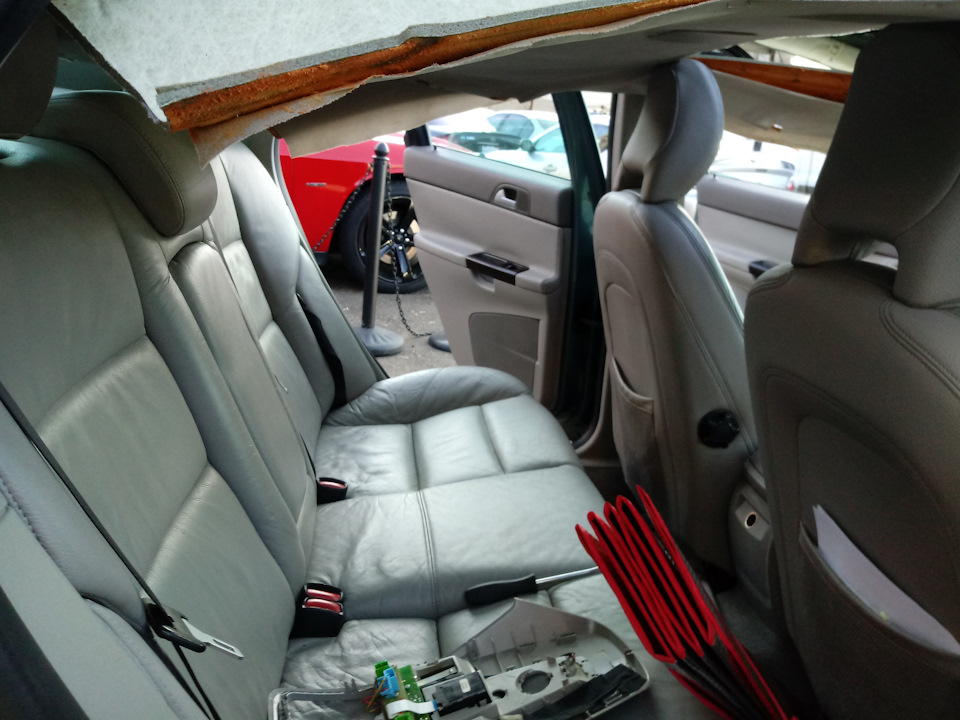 Как снять обшивку вольво s40 Снял потолок - Volvo S40 (2G), 2,4 л, 2005 года своими руками DRIVE2