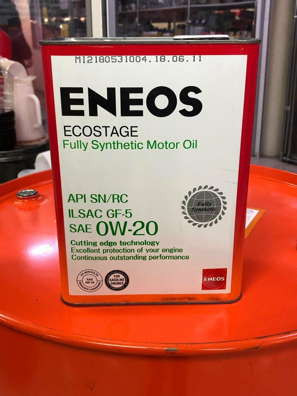 Моторное масло eneos отзывы. ENEOS 0w20. Моторное масло энеос 0w20. ENEOS Ecostage SN 0w-20 1л. ENEOS Ecostage 100% Synt. SN 0w20.