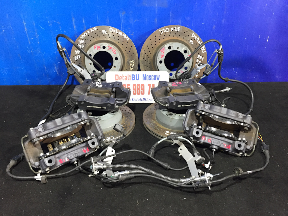 Тормозная система Brembo Porsche 911, 718 Cayman, 718 Boxster ...