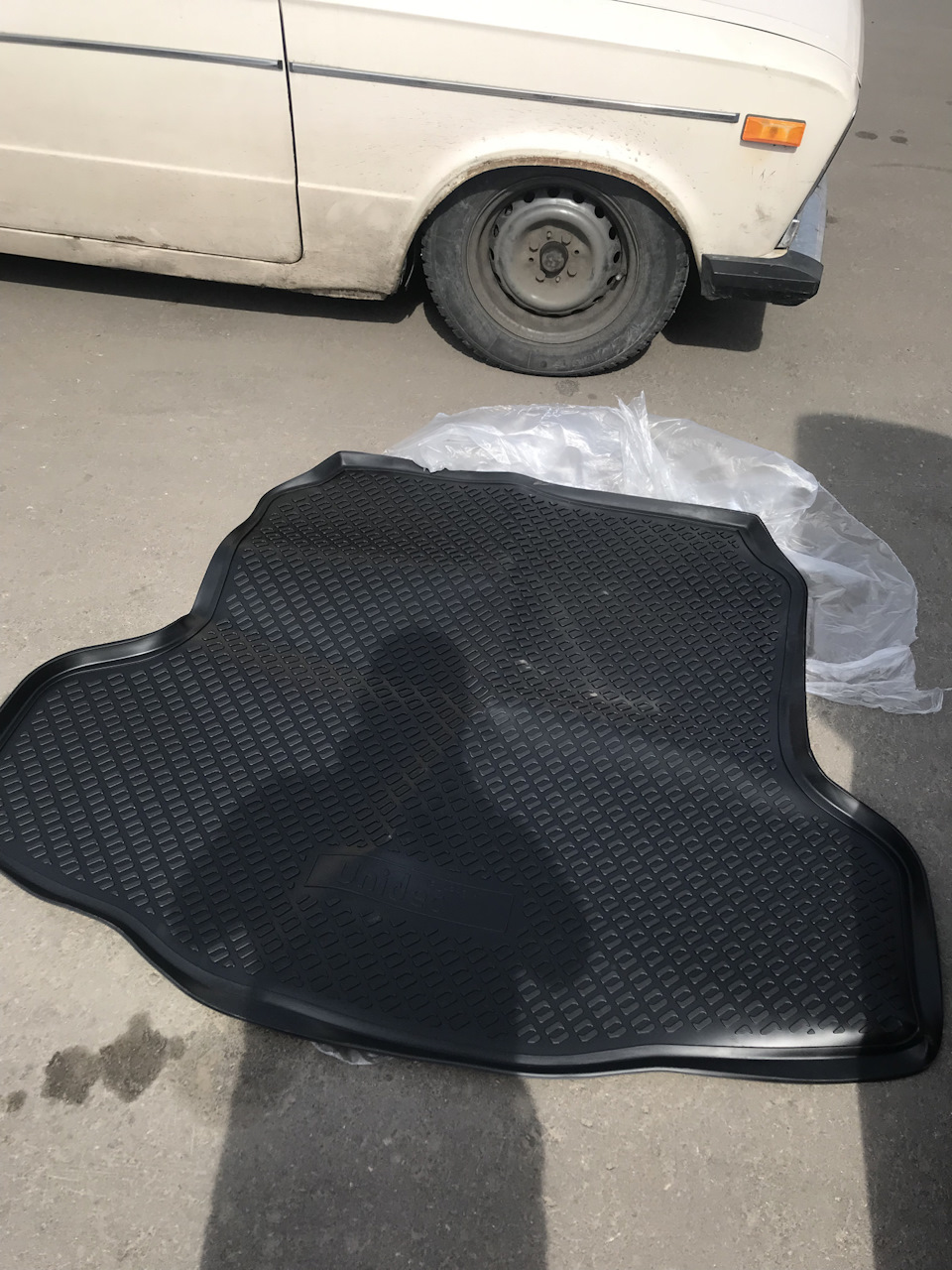 Резиновый ковёр в багажник — Nissan Teana (J32), 2,5 л, 2009 года ...