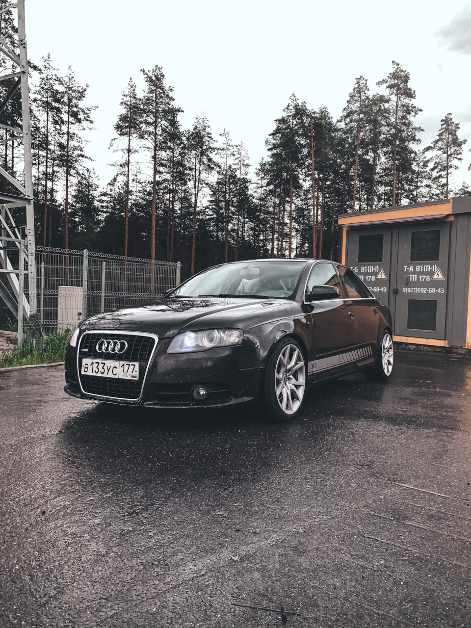 10 || Наклейка на борт. — Audi A4 (B7), 2 л, 2007 года | стайлинг | DRIVE2