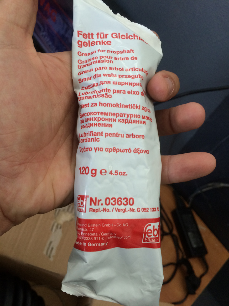 Замена внешнего пыльника шруса — Volkswagen Touareg (1G), 2,5 л, 2005 ...