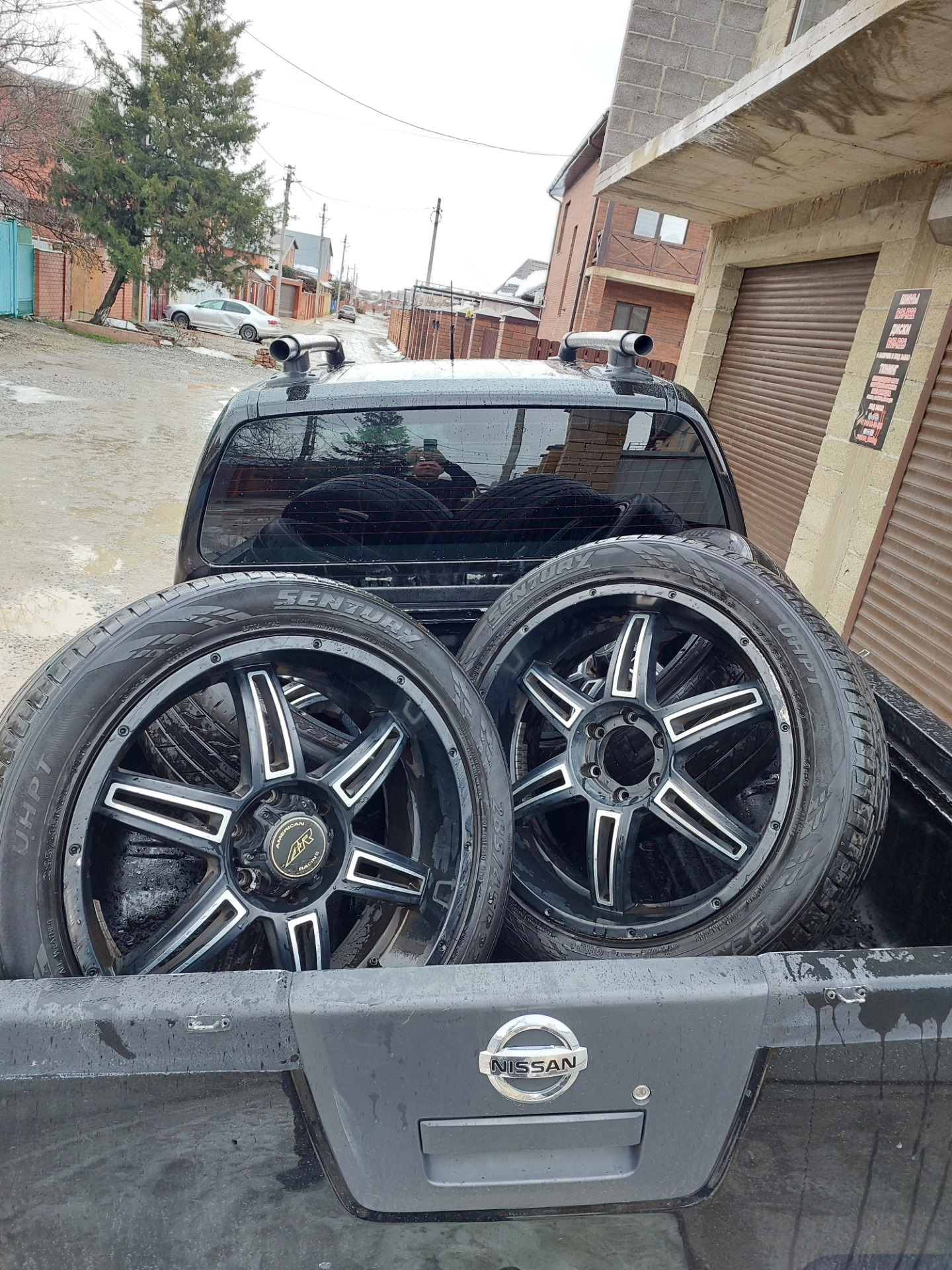 22е колеса на пикапа! — Nissan Navara (2G), 2,5 л, 2008 года | колёсные ...