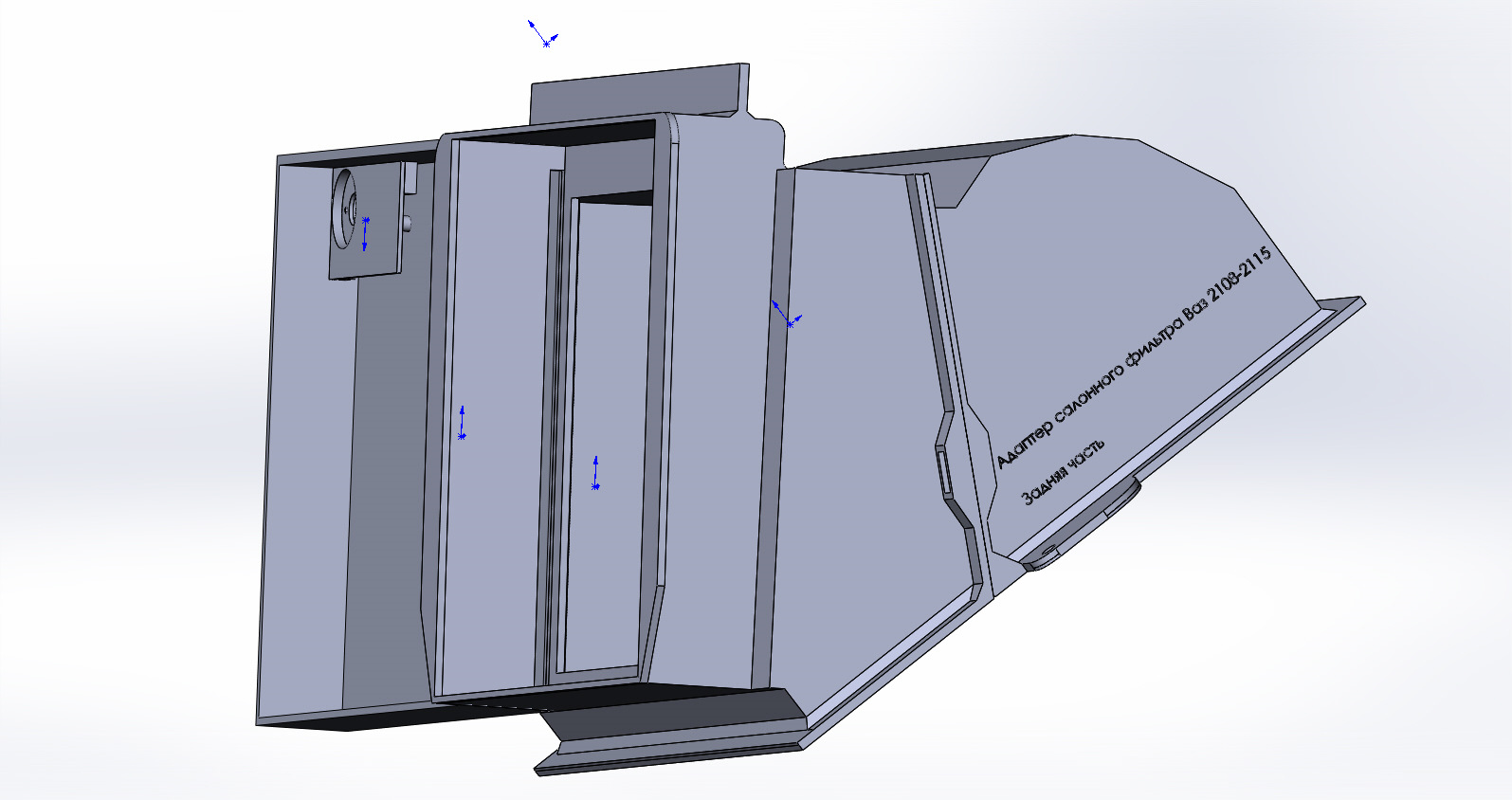 Адаптер салонного фильтра Ваз 2108-2115 доработка — Lada 2114, 1,6 л ...