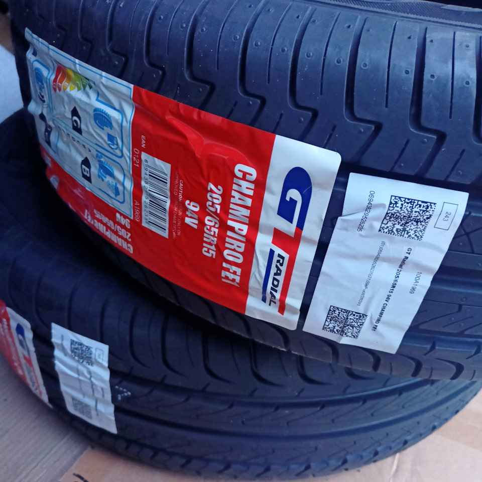Летние шины GT Radial Champiro FE1 — Citroen Berlingo (2G), 1,6 л, 2011 ...
