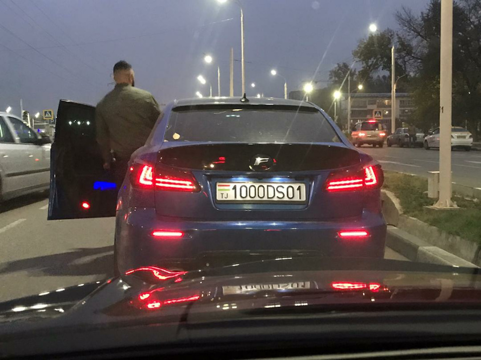 Замена гос номера — Lexus IS II, 2,5 л, 2009 года | другое | DRIVE2