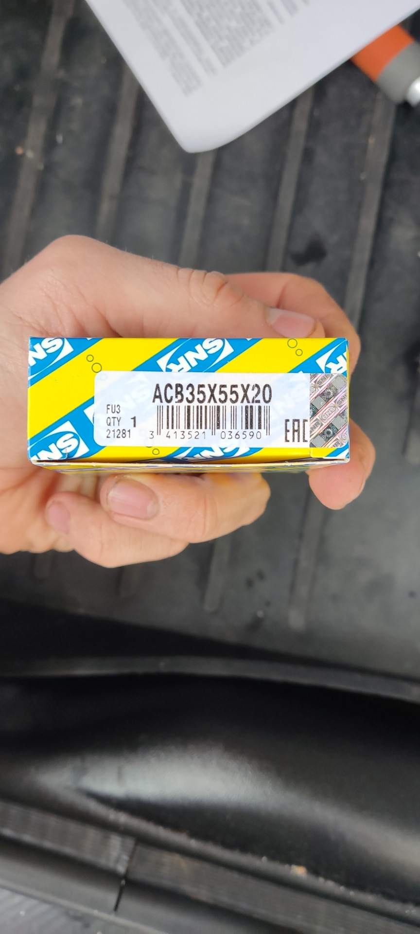 Номер подшипника — Renault Logan (1G). Запчасти на фото: ACB35X55X20