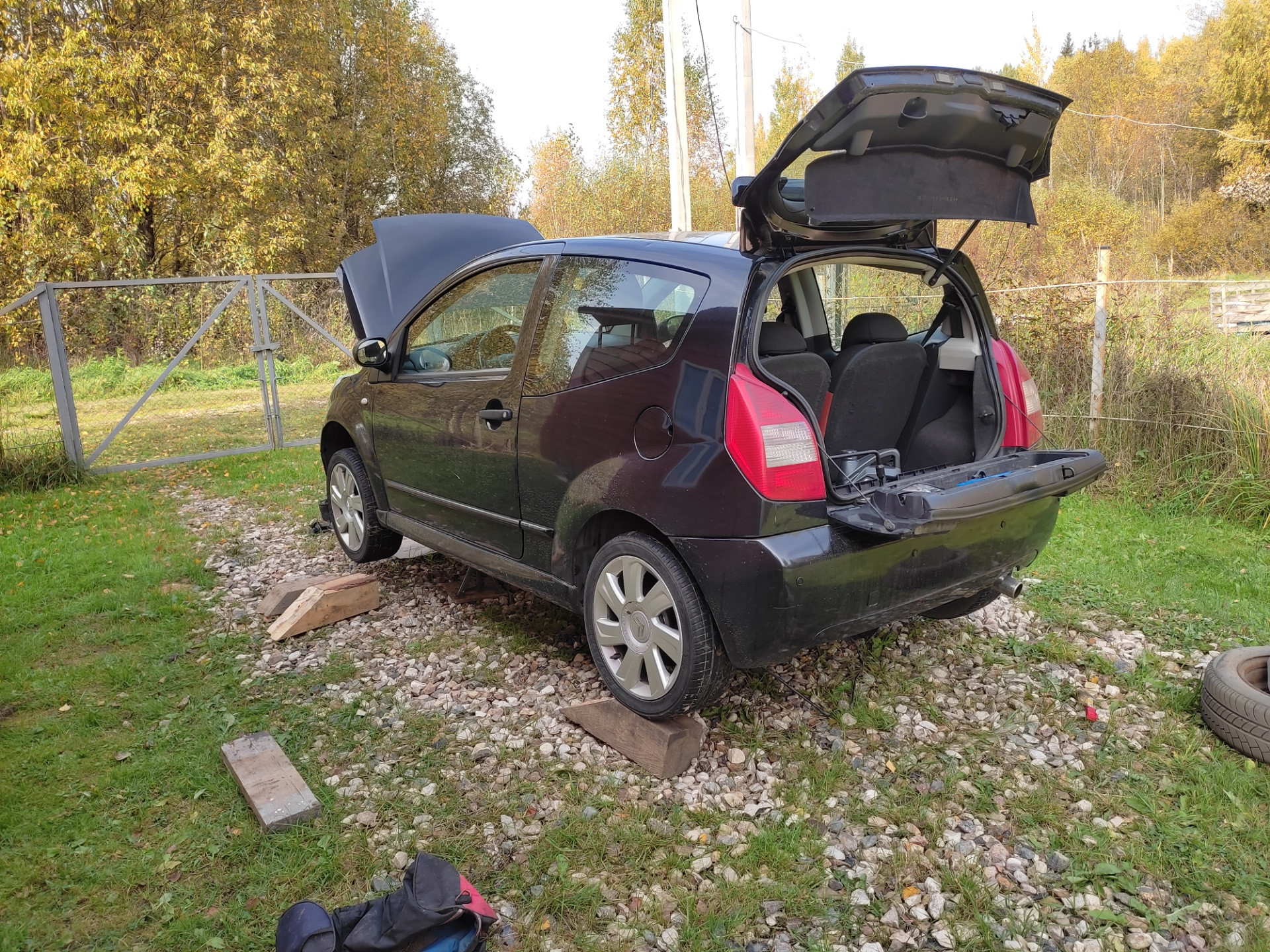 Антикор днища — Citroen C2, 1,6 л, 2007 года | своими руками | DRIVE2