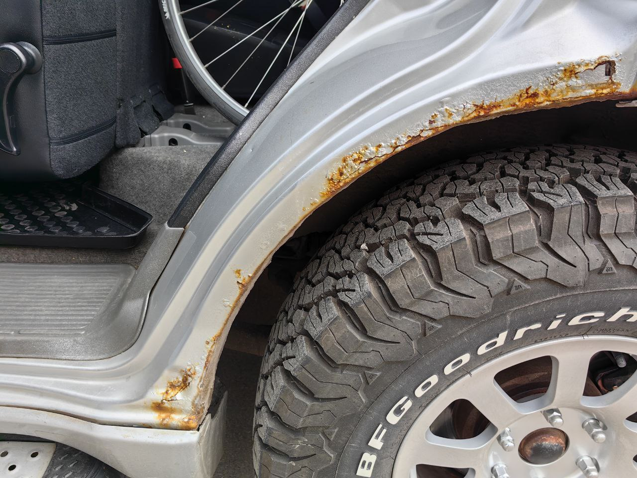 Лучший мастер по порогам и аркам — Mitsubishi Pajero (3G), 3,2 л, 2001 ...