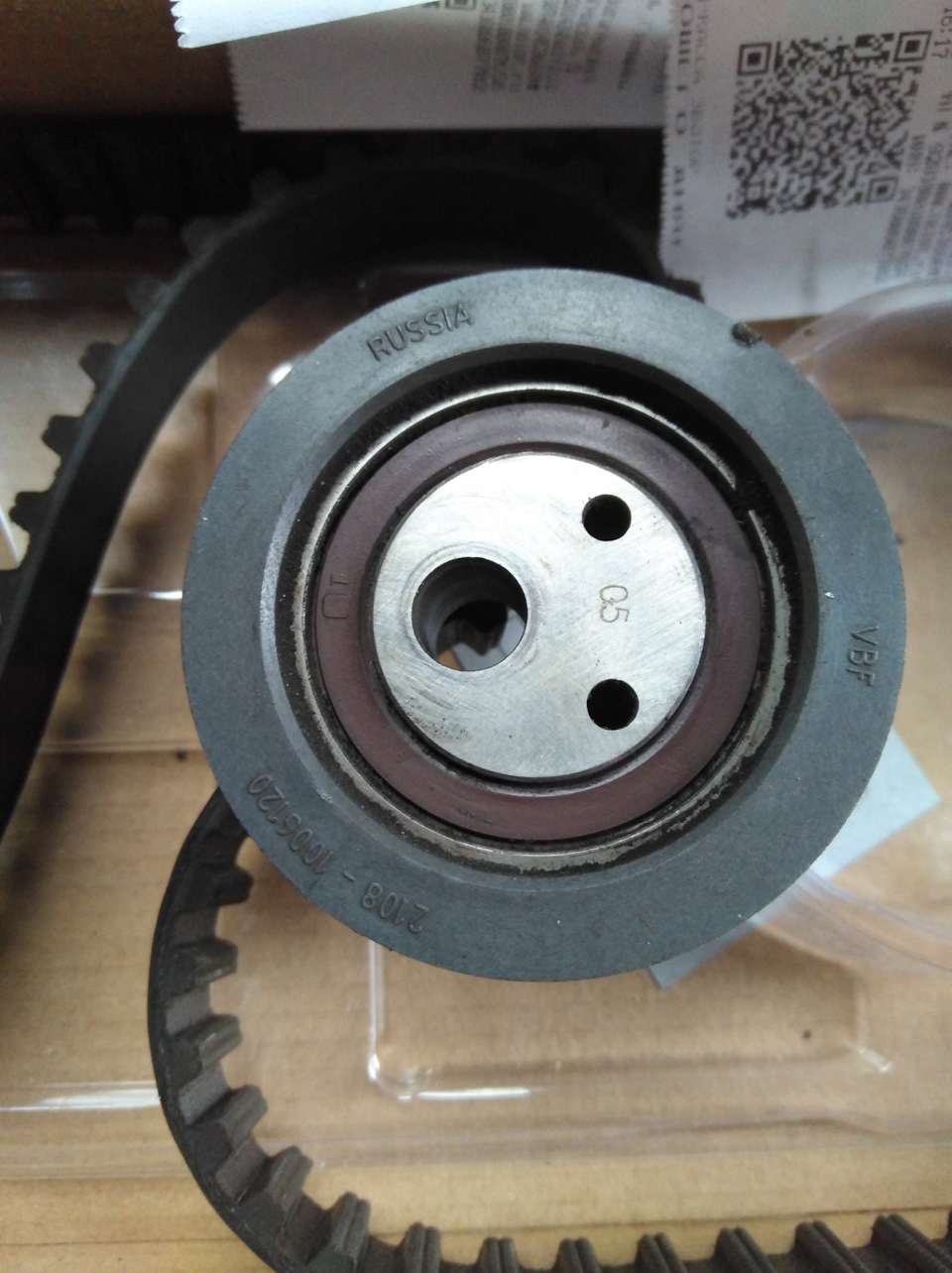 Замена ремня ГРМ — Lada Гранта (1G), 1,6 л, 2015 года | плановое ТО ...