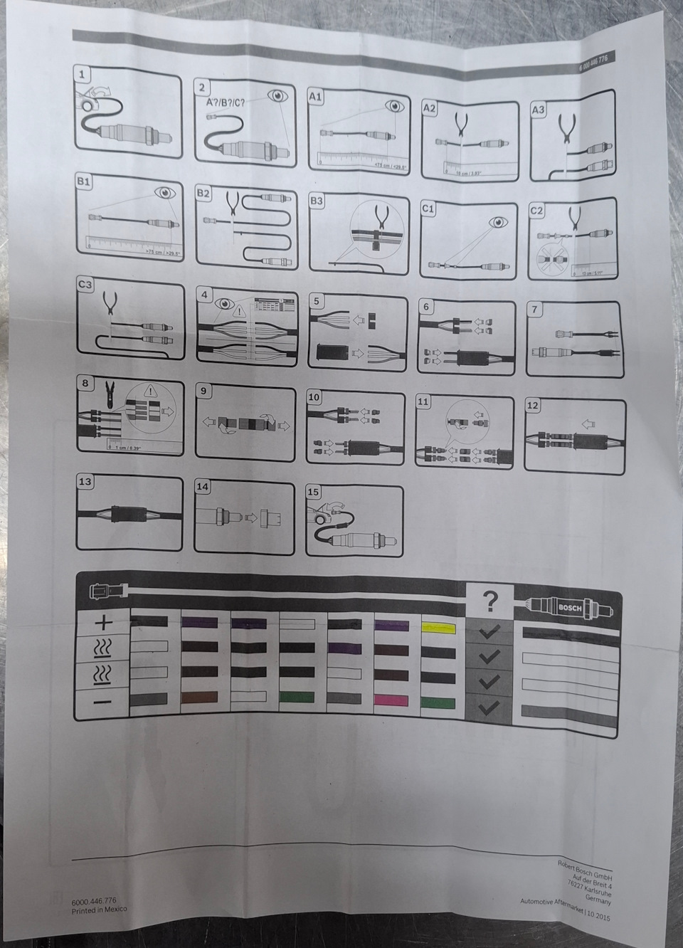 Лямбда относительно универсальная и в комплекте шла инструкция — Nissan Almera Classic (B10)