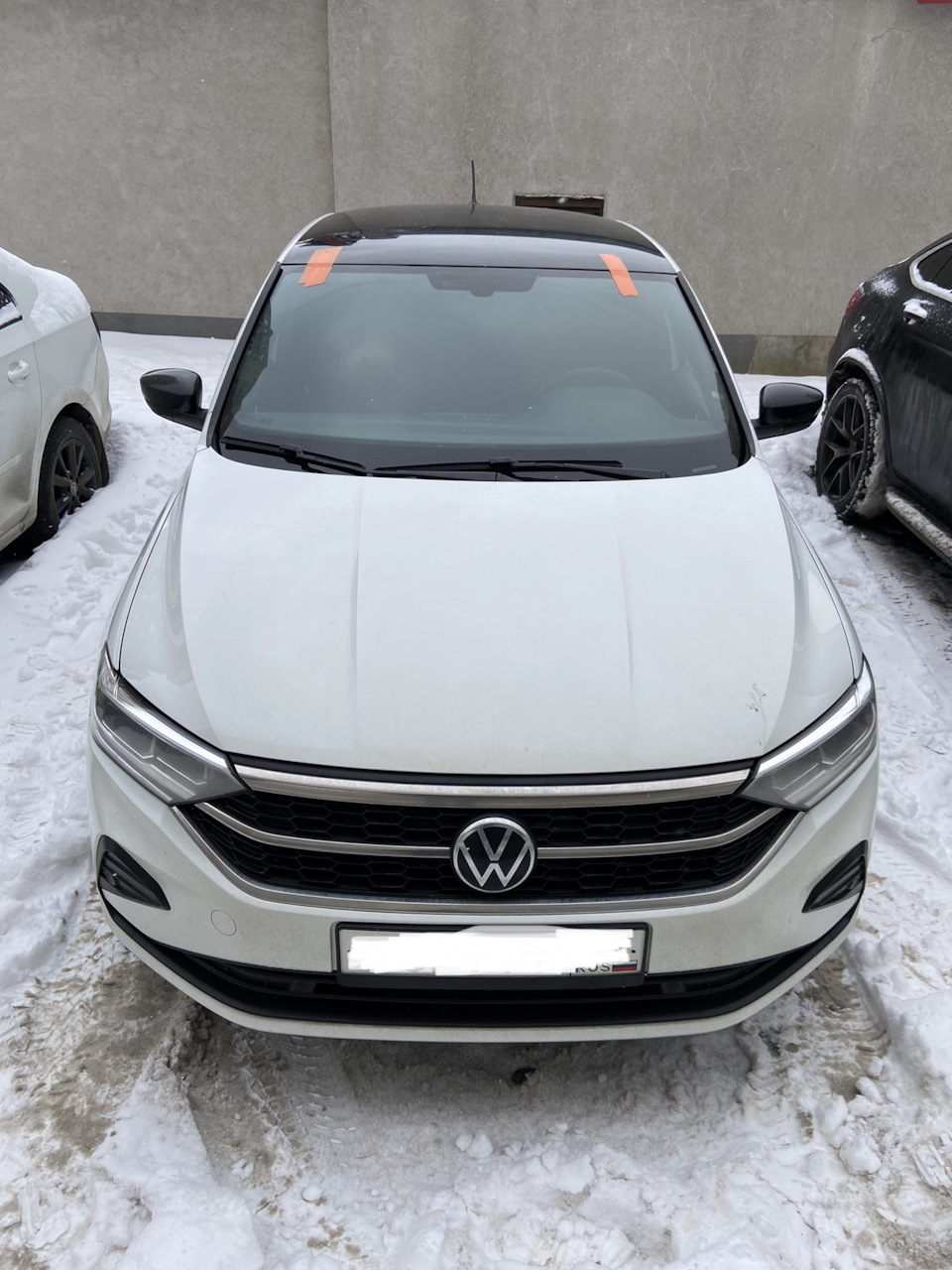 Замена лобового стекла. — Volkswagen Polo liftback, 1,4 л, 2021 года |  визит на сервис | DRIVE2