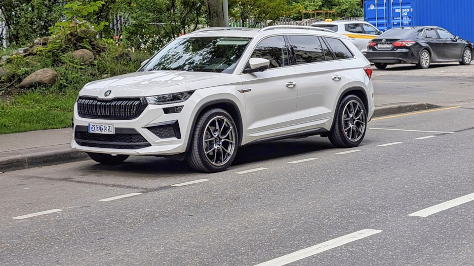 Skoda Kodiaq Белый 熊
