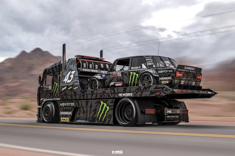 VG247 - GTA Online players pay respects to Ken Block by recreating his classic F