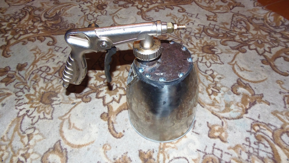 Бачек для антикора под мовильный пистолет из электро чайника. — Lada ...