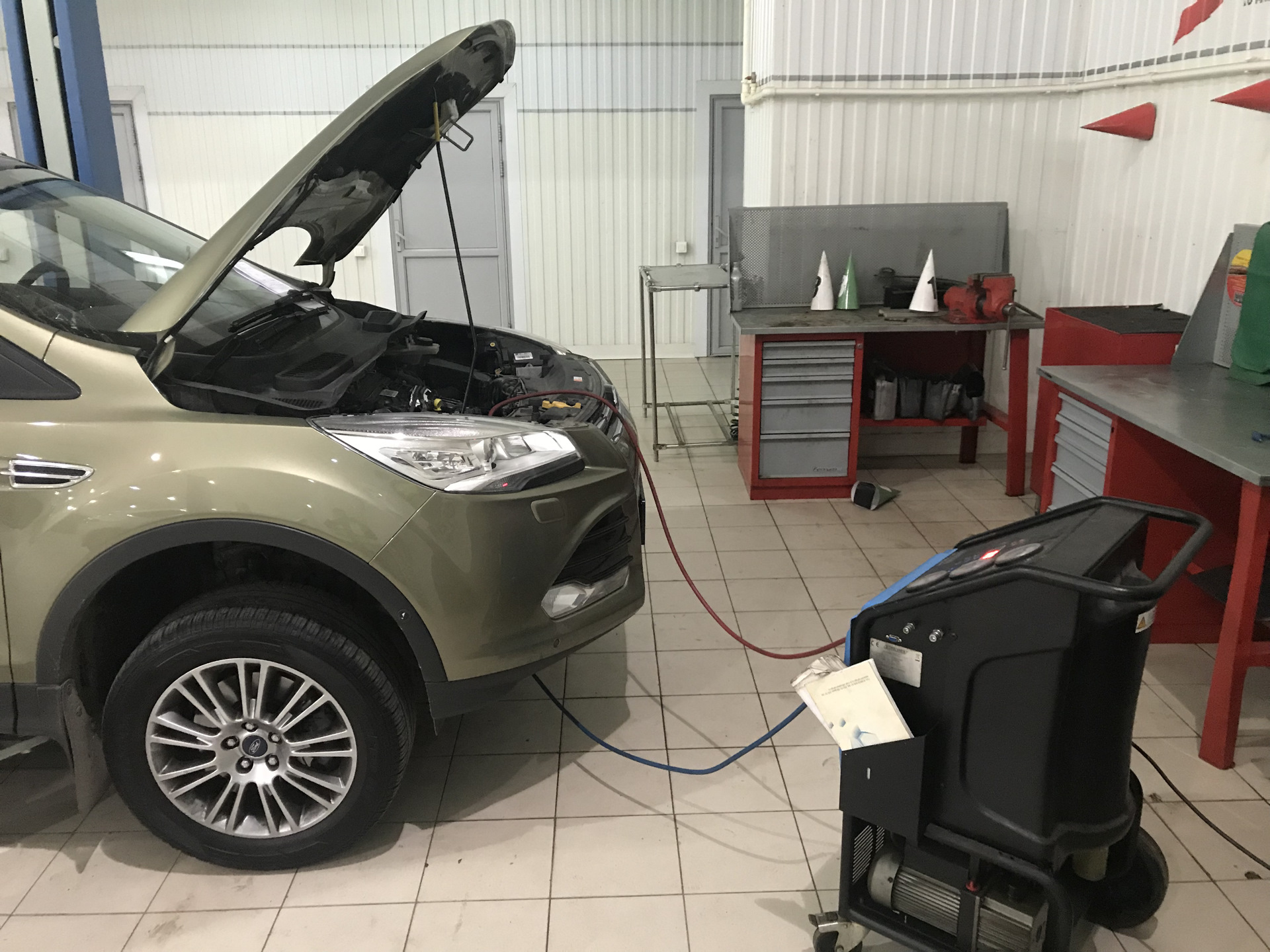 заправка кондиционера ford kuga