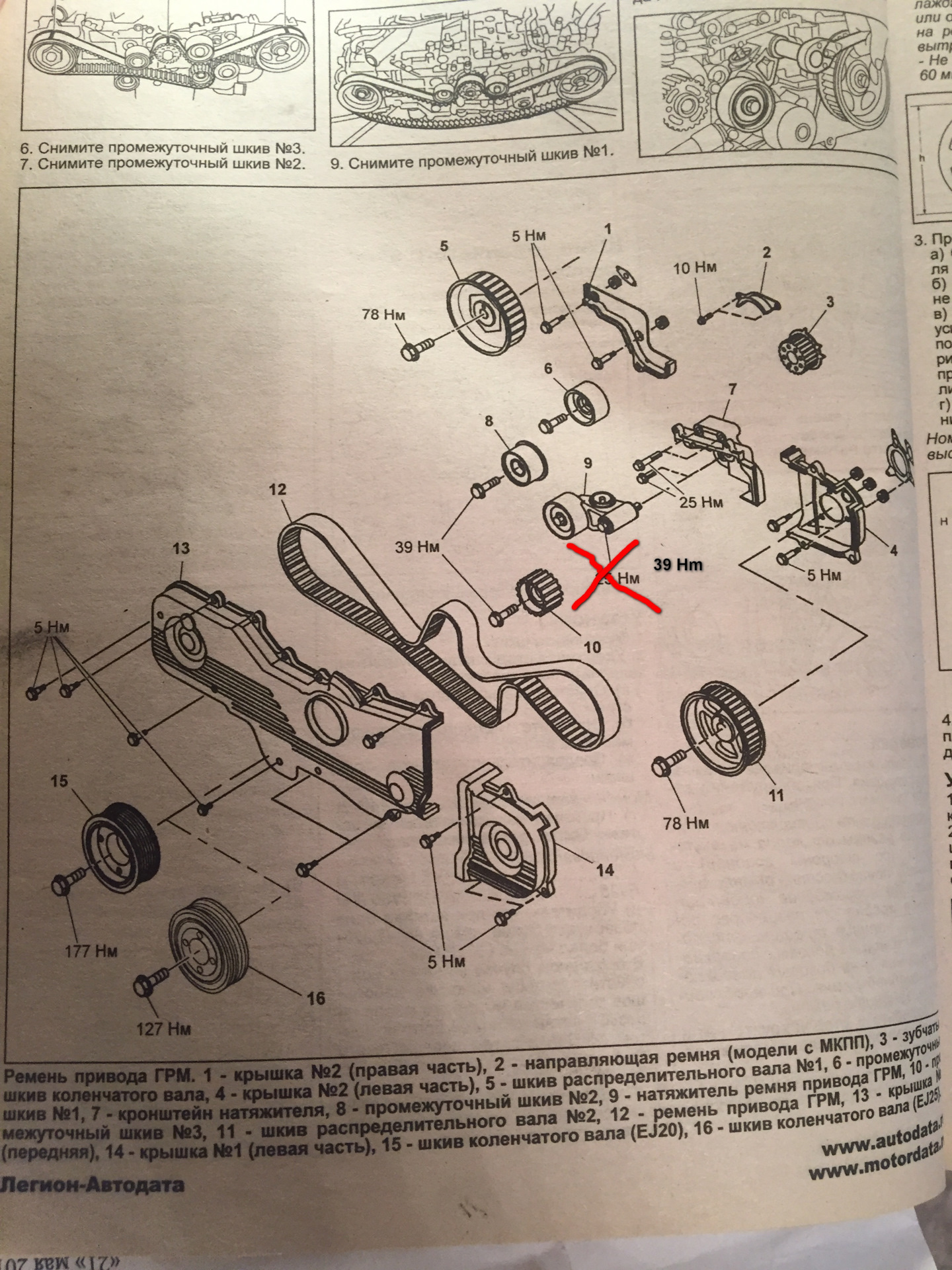 Момент затяжки гбц субару. Момент затяжки ГРМ ej20. Ej20 моменты затяжки шкивов. Момент затяжки ГРМ Субару ej205. Момент затяжки ГРМ ej205.
