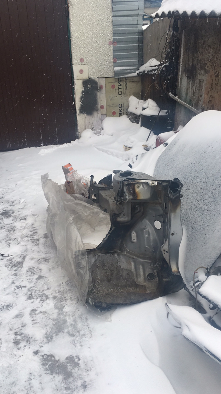 Неудачный лонжерон… вытягивание кузова и разбор двигателя — Toyota ...