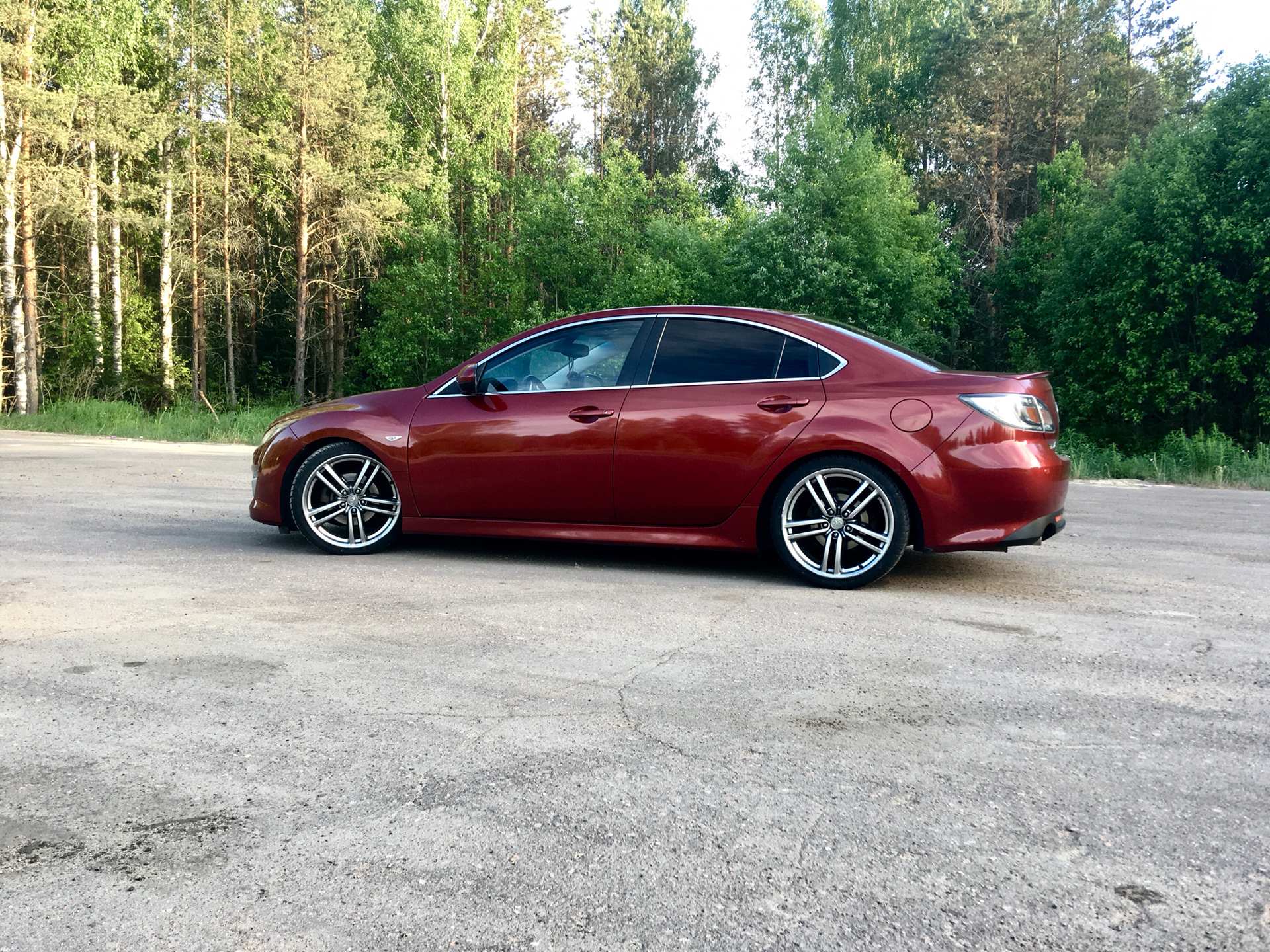 Фото и видео новых дисков на машине) - Mazda 6 (2G) GH, 2,5 л, 2008 года колёсны