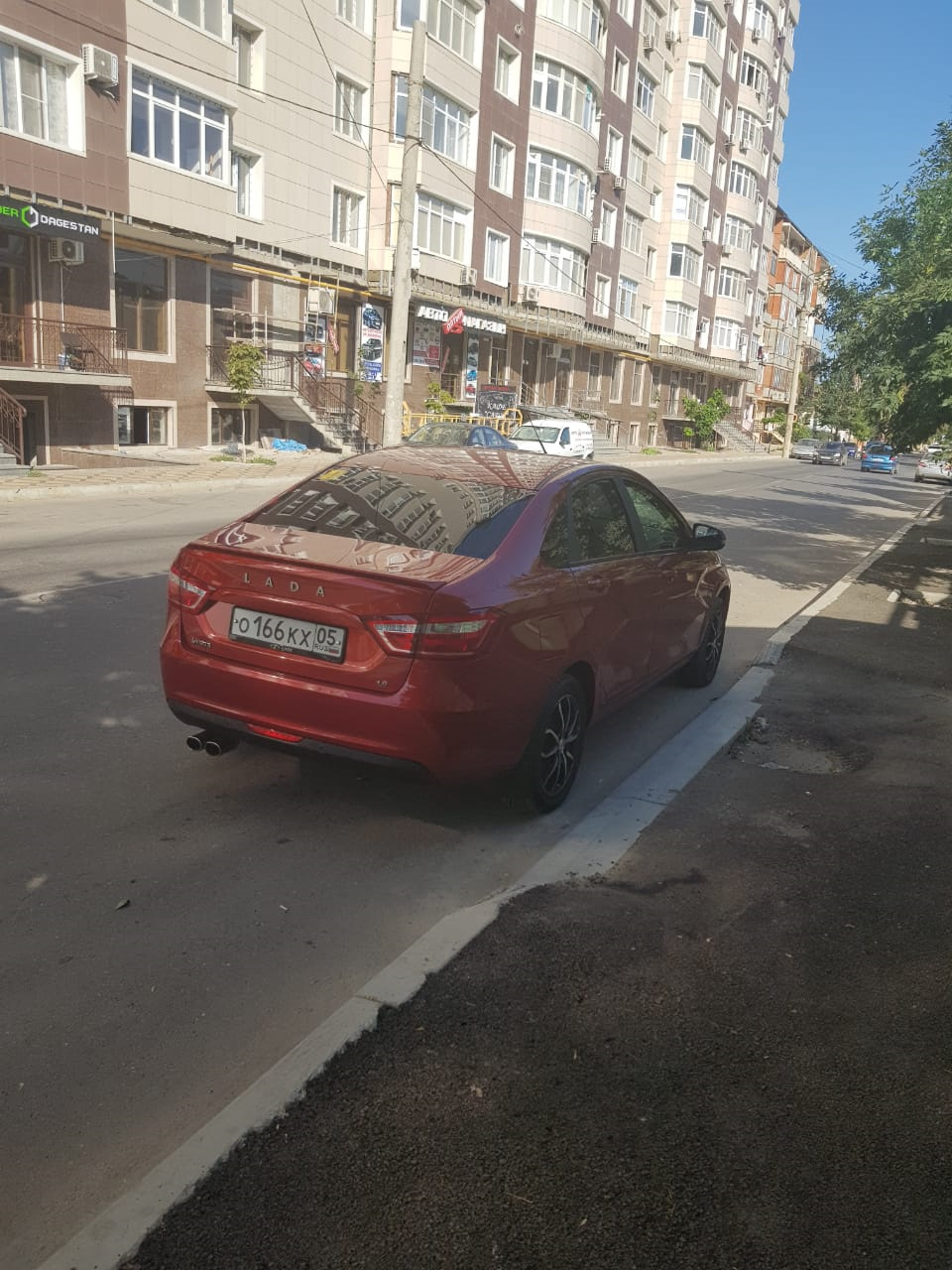 Оригинальный спойлер Лада Веста XV LINE — Lada Vesta (1G), 1,8 л, 2018 ...