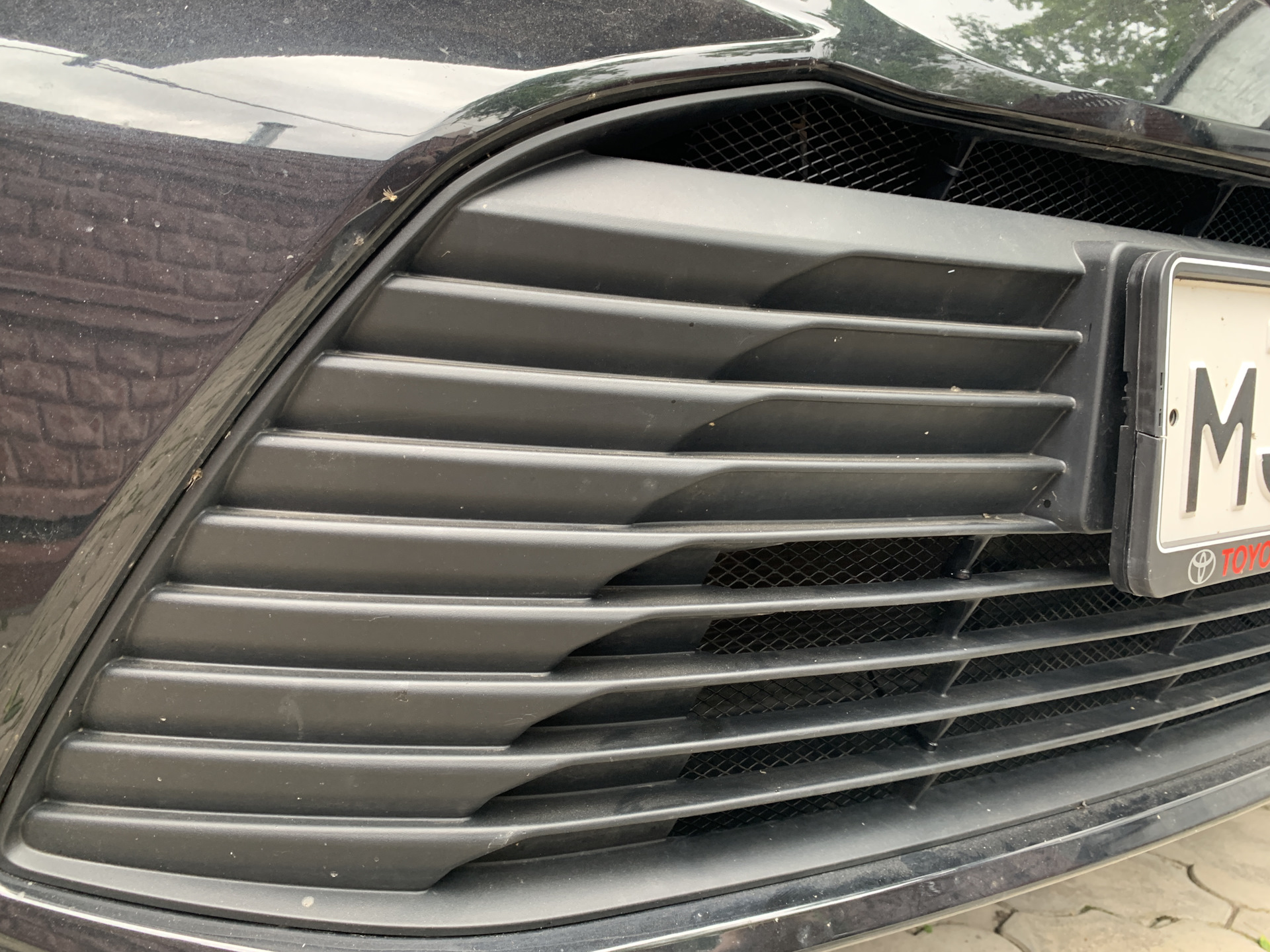 защитная сетка радиатора lixiang l7. установка решетки бампера.