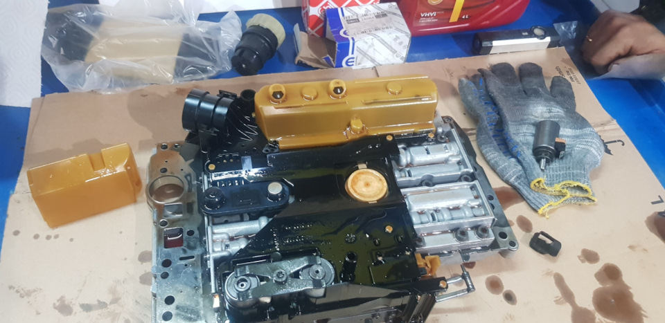 Замена соленоида блокировки — Mercedes-Benz E-class (W211), 3,2 л, 2003 ...