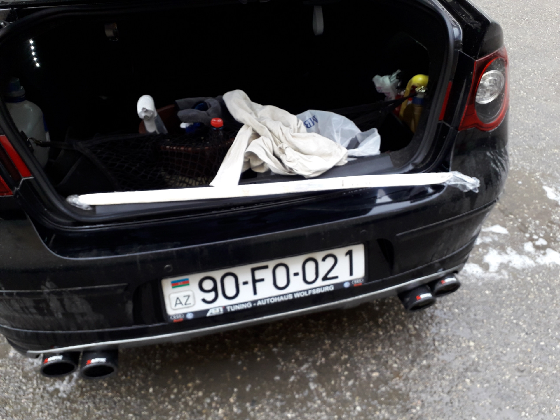 Молдинг на крышку багажника — Volkswagen Passat B6, 1,8 л, 2008 года ...