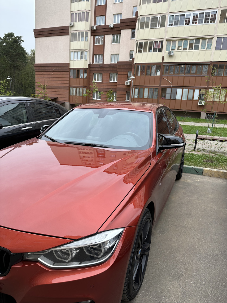 Накладки на зеркала М — BMW 3 series (F30), 2 л, 2018 года | стайлинг |  DRIVE2