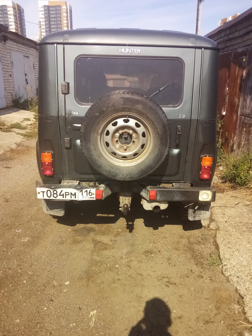 Вот он, фаркоп под шар — УАЗ 315195 Hunter