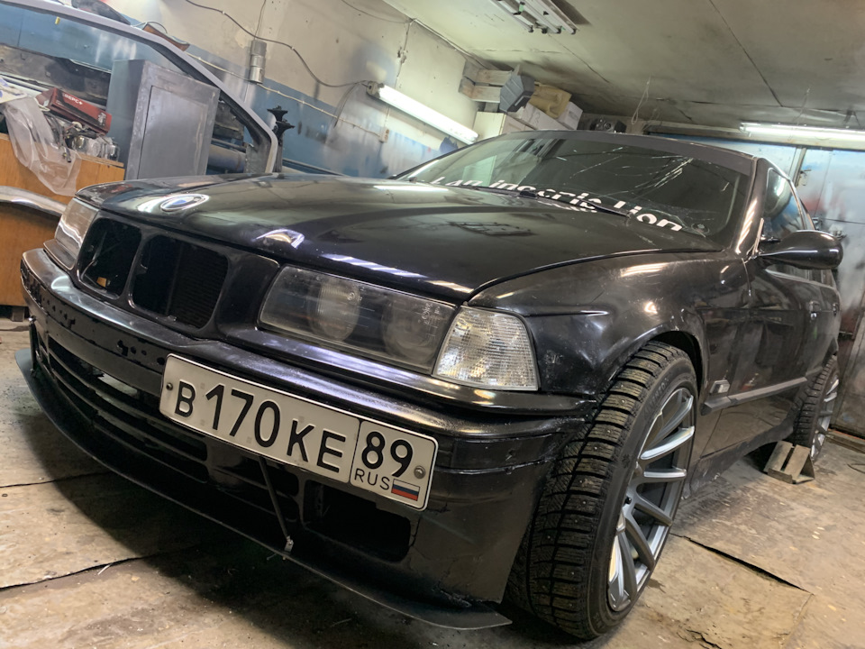 Замутил сплиттер на скоряк — BMW 3 series (E36), 2,5 л, 1997 года ...