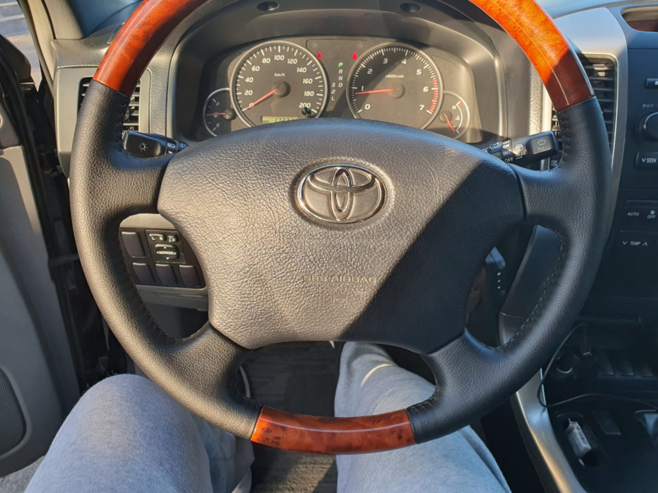 перетяжка руля. — Toyota Land Cruiser Prado 120-series, 2,7 л, 2007 ...
