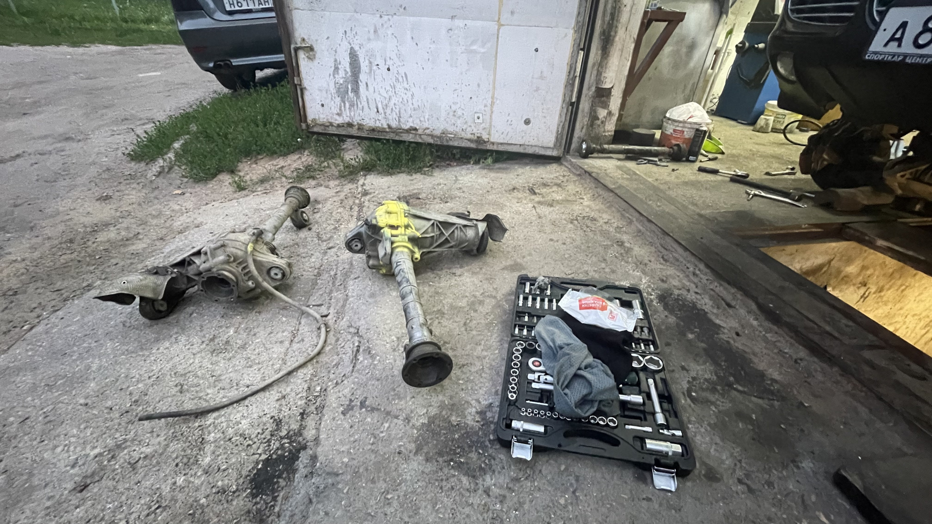 Гул и стружка в переднем редукторе — Porsche Cayenne (1G) 955/957, 4,5 ...