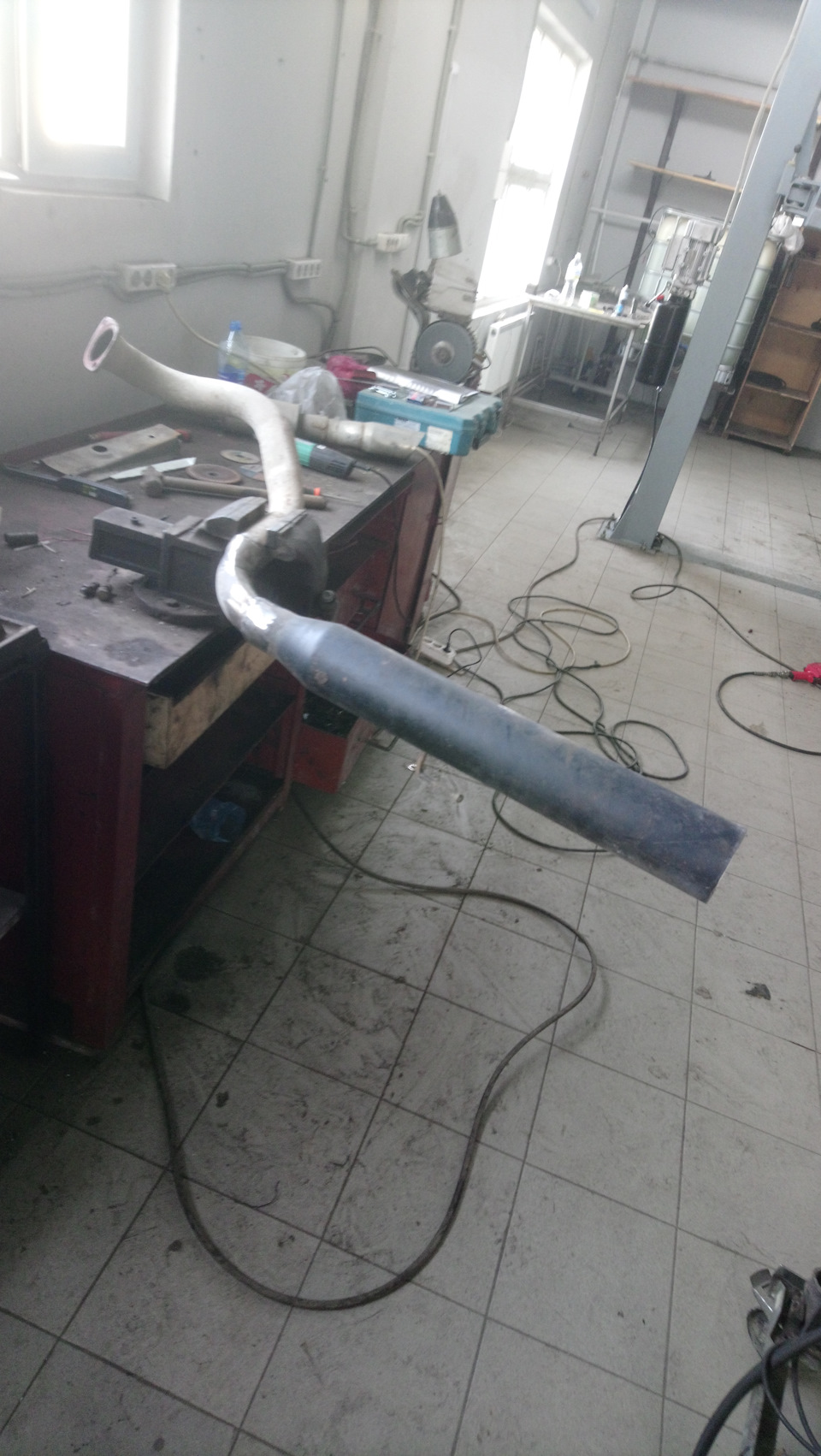 Выхлопная из кардана +сантехнический тюненг — Toyota Land Cruiser Prado ...