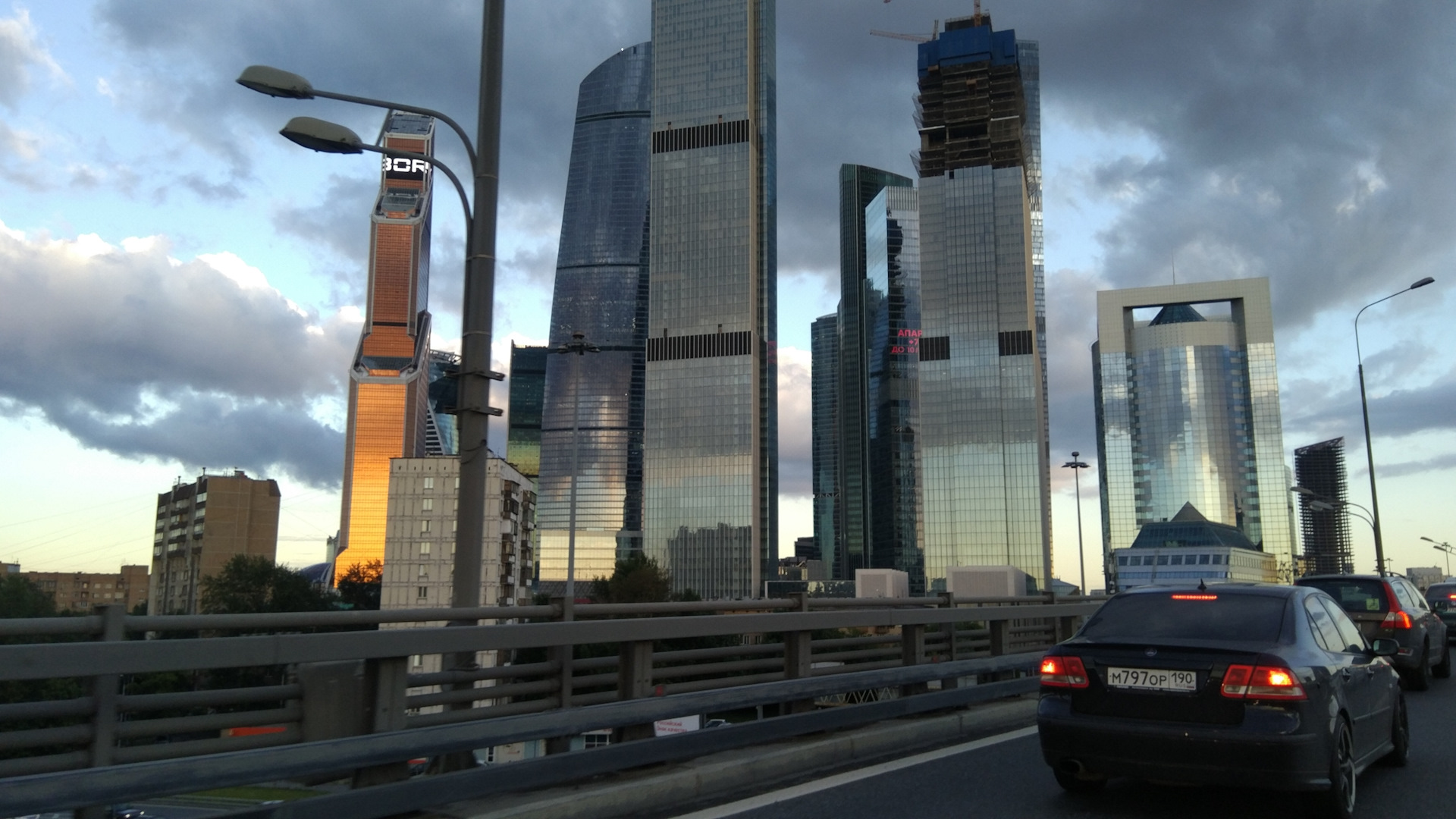 Москва Сити вид с ТТК 2021