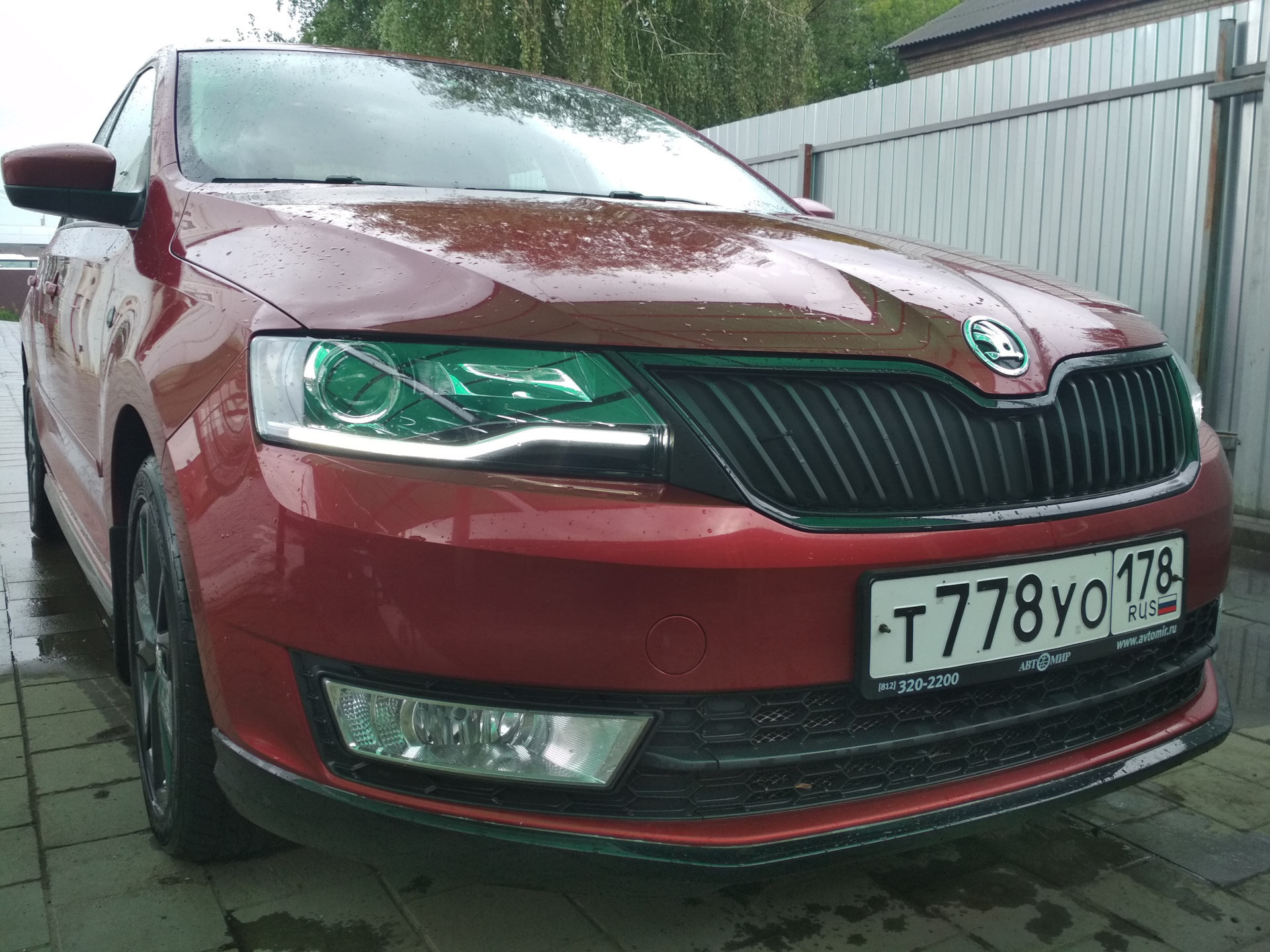 Задний фонарь Skoda Rapid Monte Carlo