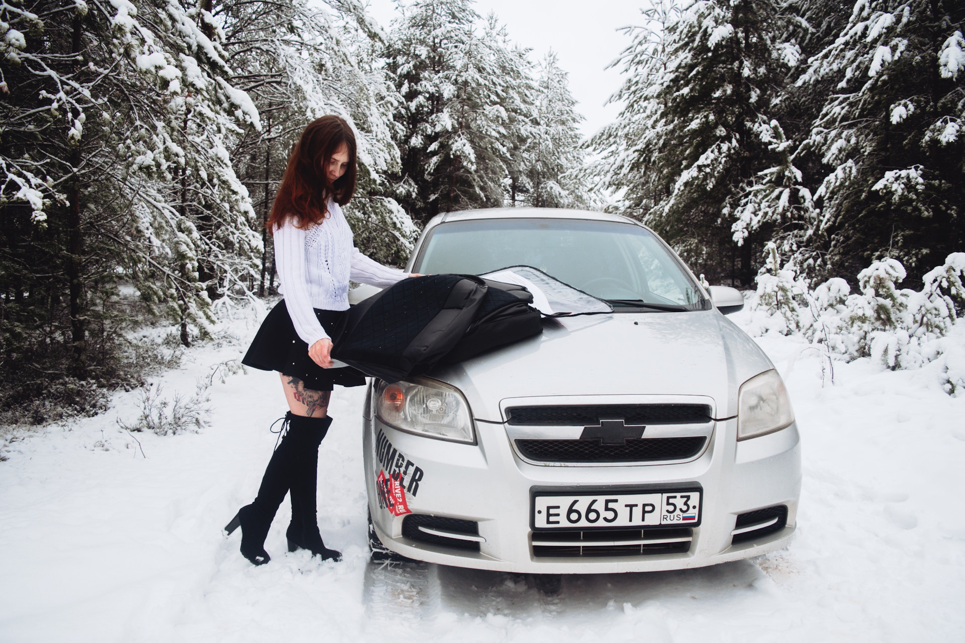 Здравствуй, Дедушка Мороз. — Chevrolet Aveo Sedan (1G), 1,4 л, 2011 года |  аксессуары | DRIVE2