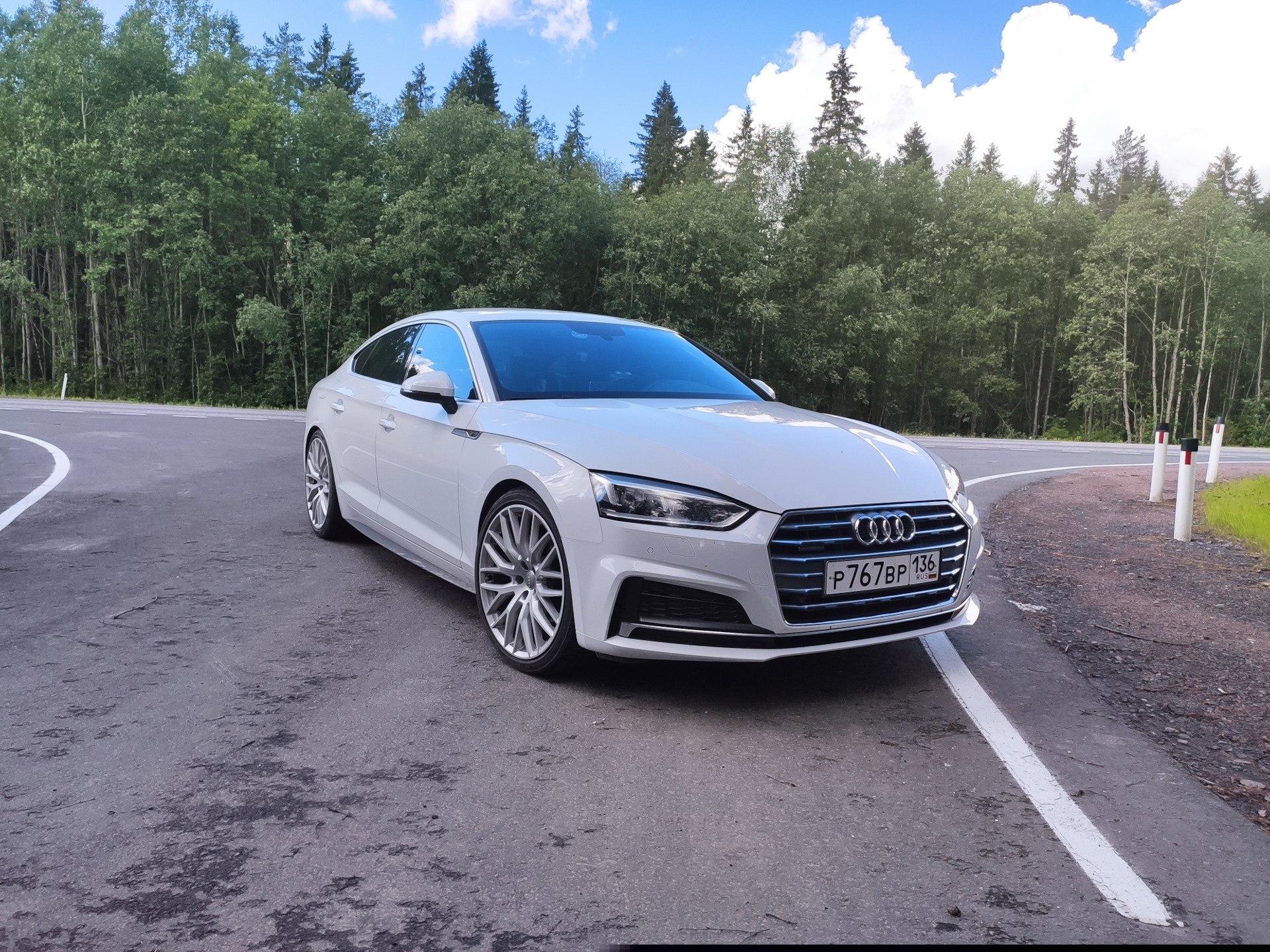 Поездка в Карелию на пузотерке на R20 :) — Audi A5 Sportback (2G), 2 л,  2018 года | путешествие | DRIVE2