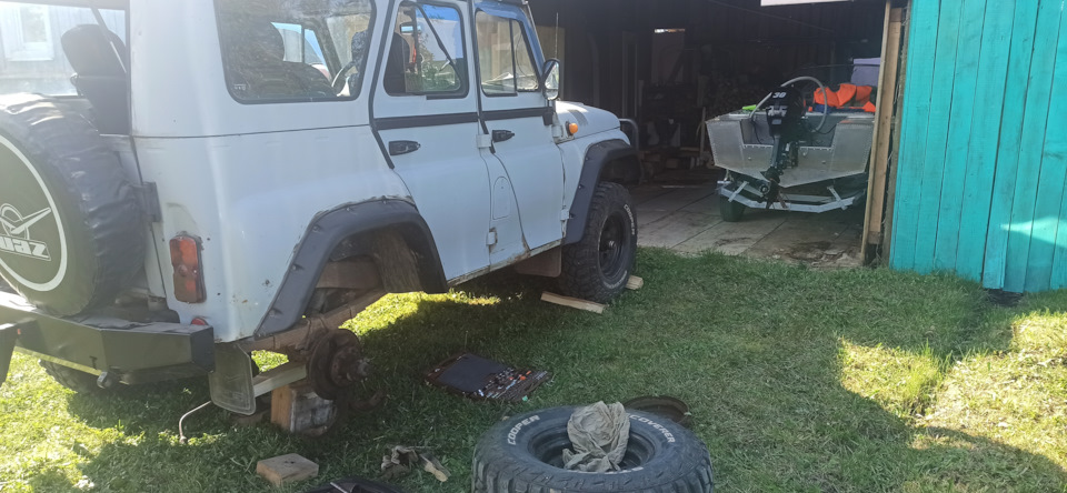 "Гризлик" не тормозит. Или как заржавели тормозные цилиндры. — УАЗ ...