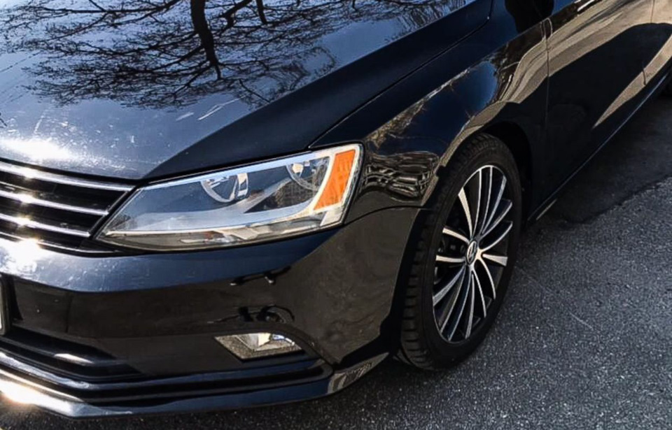 Оранжевые отражатели в фарах. Как убрать? — Volkswagen Jetta VI, 1,8 л ...