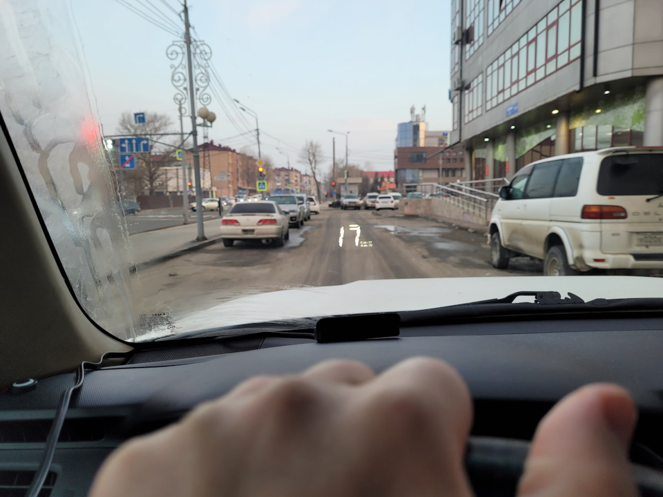 Проекция скорости на лобовое стекло — Toyota 4Runner V, 4 л, 2010 года ...